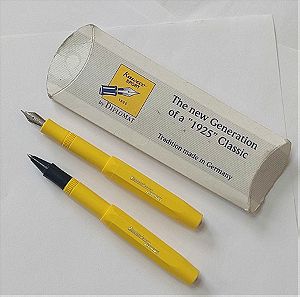 Στυλό και πένα Kaweco Sport by Diplomat Κίτρινο χρώμα με το κουτί τους
