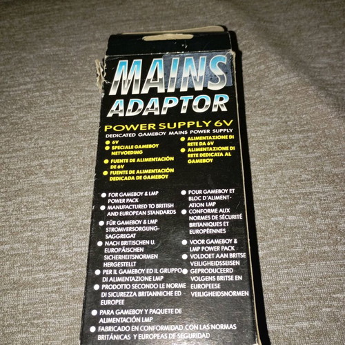 Gamester Mains Adaptor Power Supply 6V for Nintendo Game Boy, vintage
