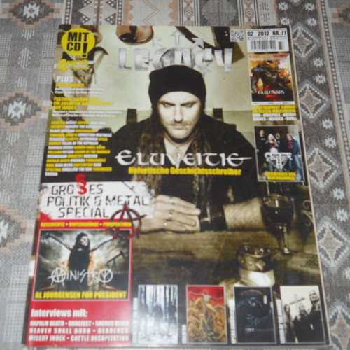 Legacy German Magazine 77 02/2012 used with posters and CD