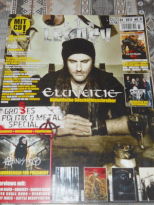 Legacy German Magazine 77 02/2012 used with posters and CD