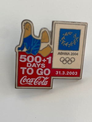 Coca-Cola Olympic Pin Athens 2004 used, Phoebus mascot