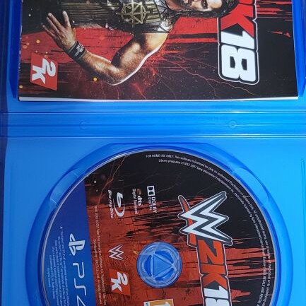 WWE 2K18 PS4 game, European version