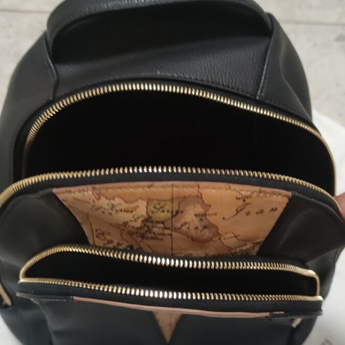 Alviero Martini 1a Classe leather backpack new, black