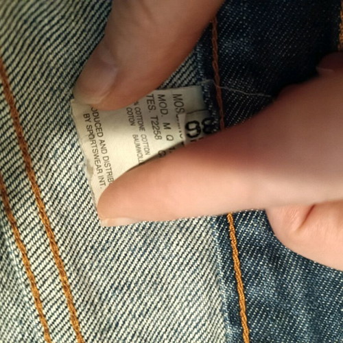 Moschino jeans straight leg used, blue, size 36