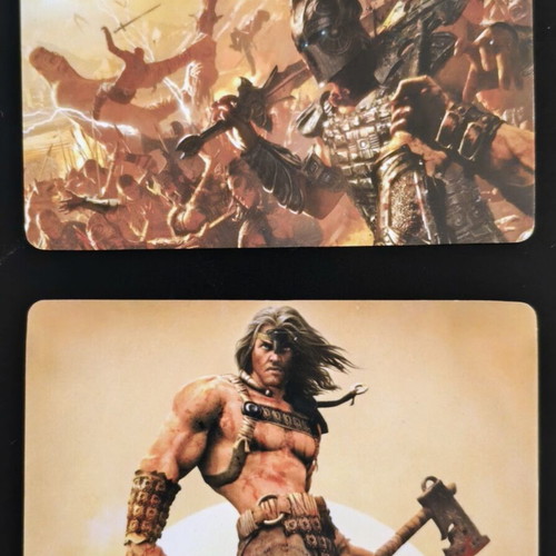 Age of Conan cards used from video game