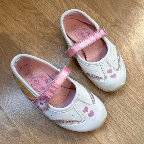 Disney Princess children's ballerina shoes size 27, white and pink