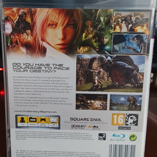 Final Fantasy XIII PS3 game like new with booklet