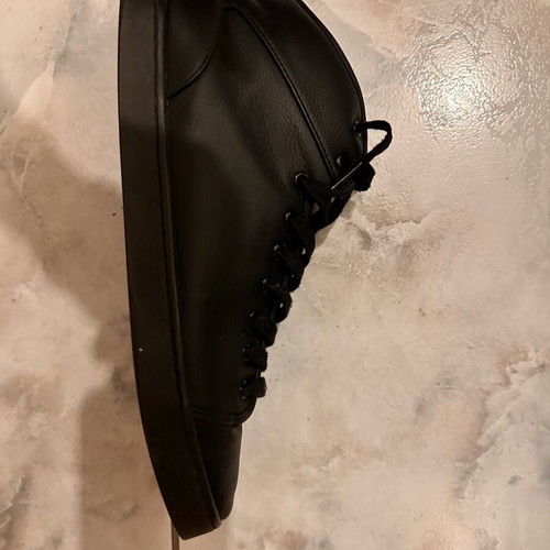 Men's black boots like new, size 43