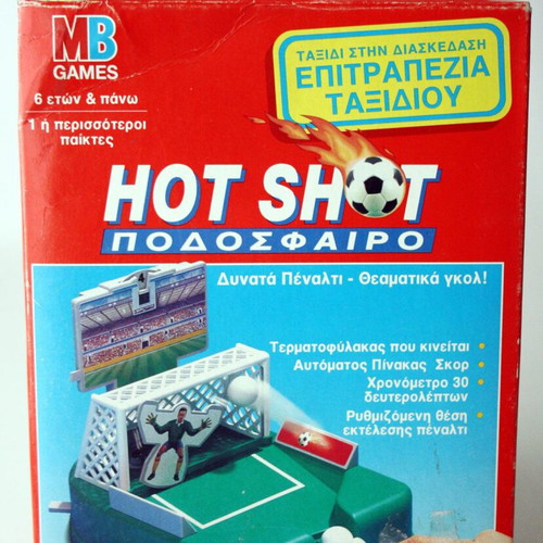 Vintage 1995 Hot Shot portable football game MB new, sealed