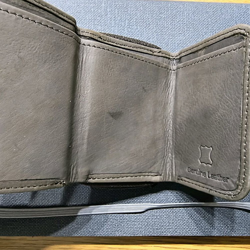 Super mini leather wallet new, genuine leather