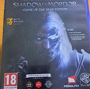 Middle-earth: Shadow of Mordor (Game of The Year) PS4
