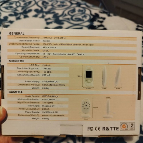 Baby monitor lightly used