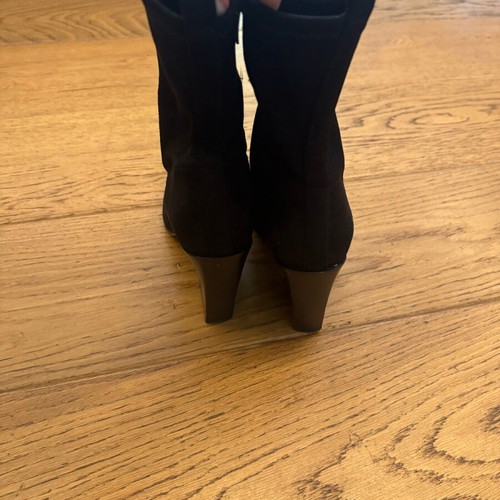 Kendall & Kylie fabric ankle boots black like new, size 41