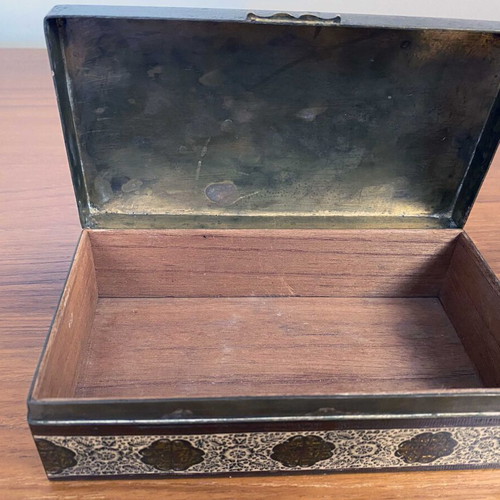 Collectible Marquetry Box Handmade from India Like New