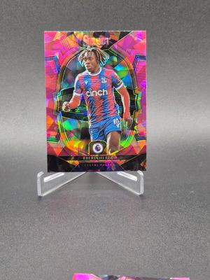 2022-23 Panini Select Premier League Terrace Pink Ice Prizm Eberechi Eze #32 Arsenal Crystal Palace card