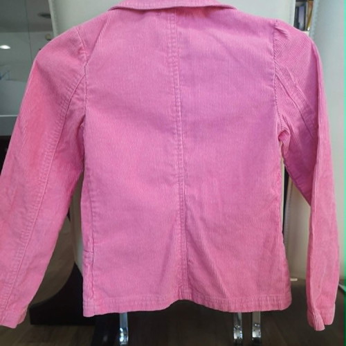 Girls' pink blazer size 128, 8 years, like new