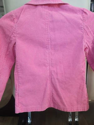 Girls' pink blazer size 128, 8 years, like new
