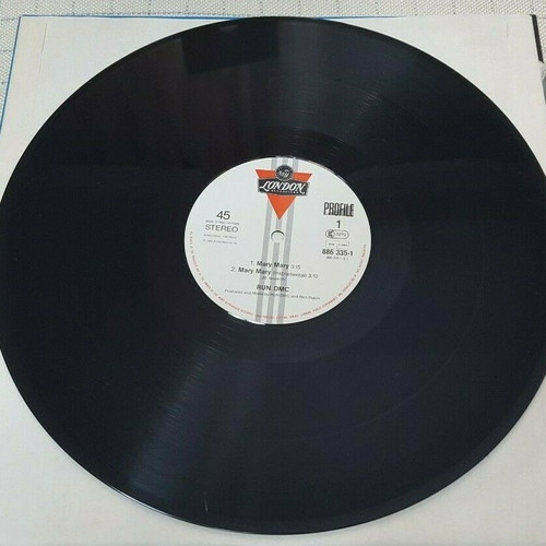 Run-DMC Mary, Mary 12' vinyl used, 1988 UK & Europe