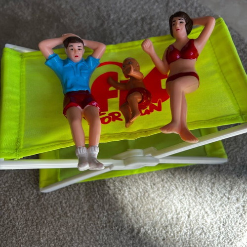 Vintage toys used, set of 4 pieces