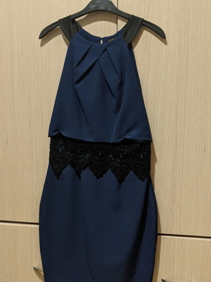 Midi dress Lipsy London No.EU36* (UK8) like new, dark blue, pencil fit