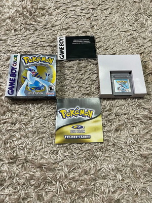 Pokemon Silver cartridge game like new for Game Boy Color