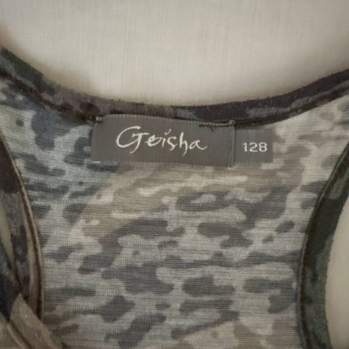 Geisha dress size 128 (7-8 years) camouflage with rhinestones like new