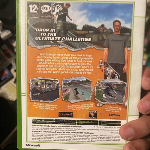 Tony Hawk's Pro Skater 4 Xbox classic game