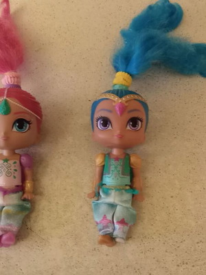 Κούκλες Shimmer and Shine μεταχειρισμένες, σετ 2