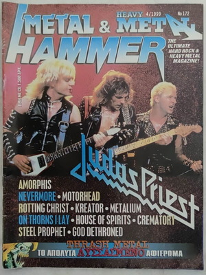 Metal Hammer & Heavy Metal magazine issue 172, April 1999