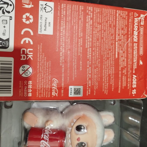 Labubu Popmart Coca-Cola collectible figure like new