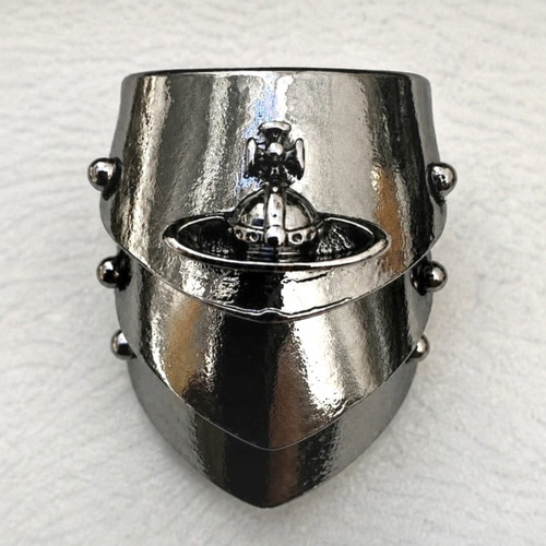 Opium Dark Void Armour Nana ring size 9, like new, dark chrome steel