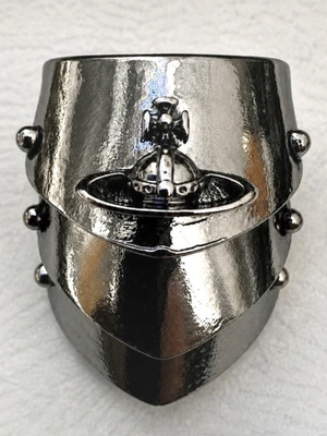 Opium Dark Void Armour Nana ring size 9, like new, dark chrome steel
