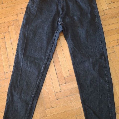 Pull & Bear black straight jeans, size 44
