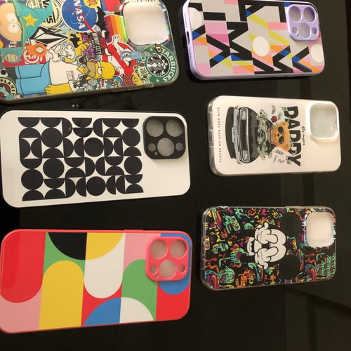 Mobile phone cases, pack of 6, like new