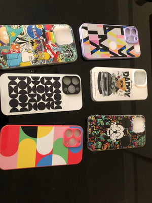 Mobile phone cases, pack of 6, like new