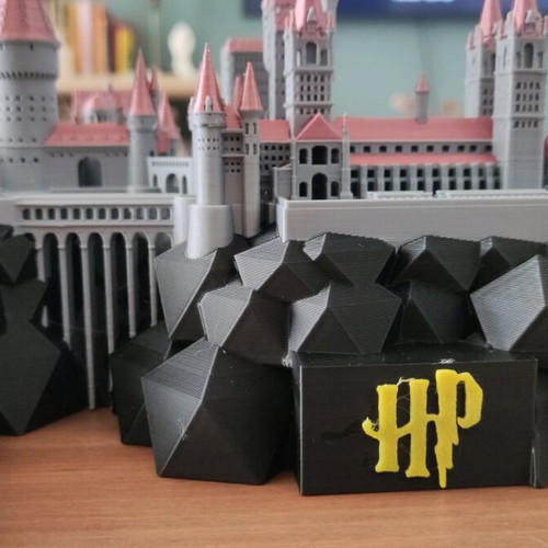 Hogwarts Castle like new, 3D printed miniature