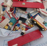 Lego 6395 Victory Lap Raceway μεταχειρισμένο του 1988 με φιγούρες