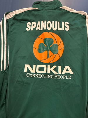 Spanoulis jacket like new, authentic, Panathinaikos basketball