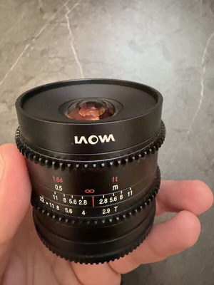 Laowa 9mm T2.9 Zero-D Cine Lens Sony E Mount like new