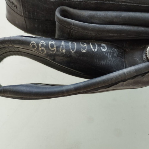 Bicycle accessory set used with lock, light, bell, reflectors, and inner tube