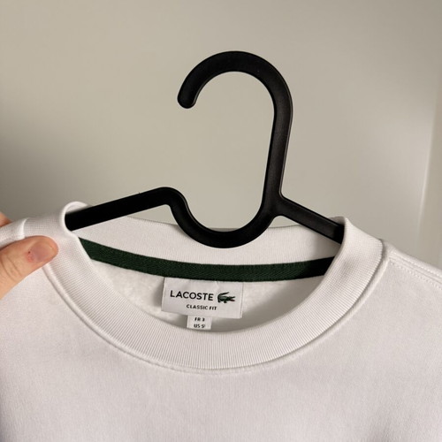 Lacoste tricolor sweatshirt small new