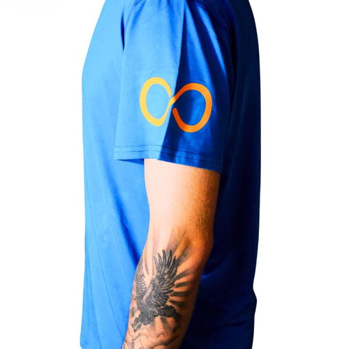 Legendary T-shirt blue, new, 85% polyester 15% spandex