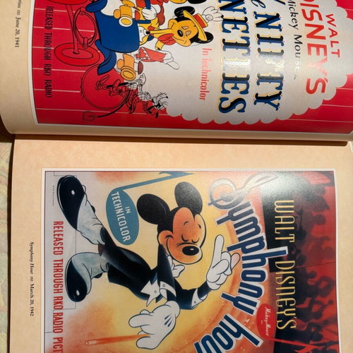 Disney Poster Book volume like new, posters from Disney movies