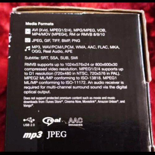 WD TV Mini Media Player like new with box