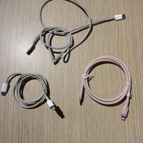 Καλώδια φόρτισης για κινητό, iPad και άλλα, σετ 3 τεμαχίων