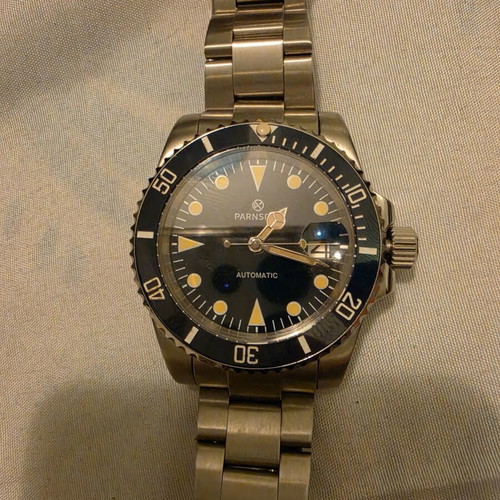 Addiesdive automatic diving watch inox with sapphire box like new