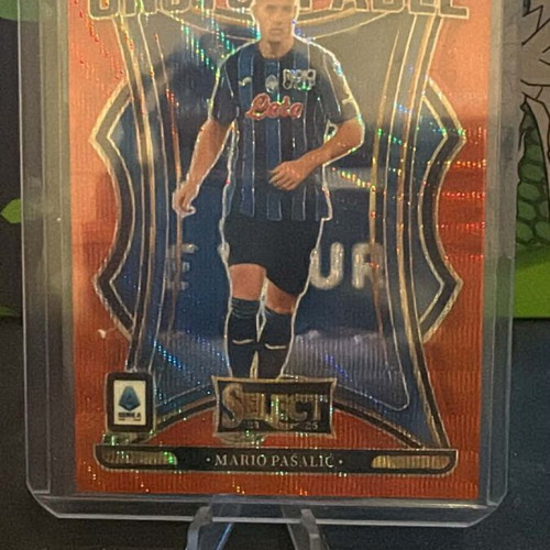 Mario Pasalic 2024-25 Panini Select Serie A Unstoppable Wave Red card like new