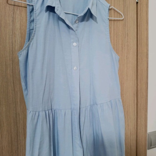 Stradivarius blue mini dress like new, size S