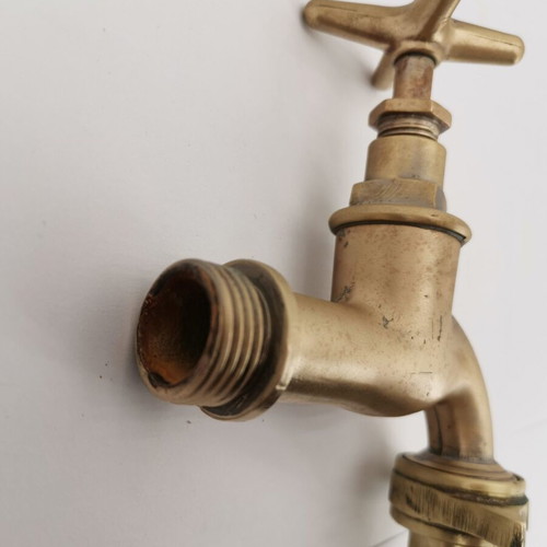Garden faucet used 1/2 inch with hose outlet