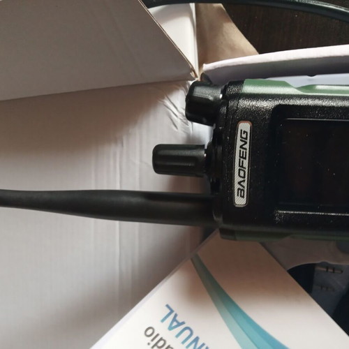 Baofeng UV32 GPS new VHF/UHF with case and charging dock